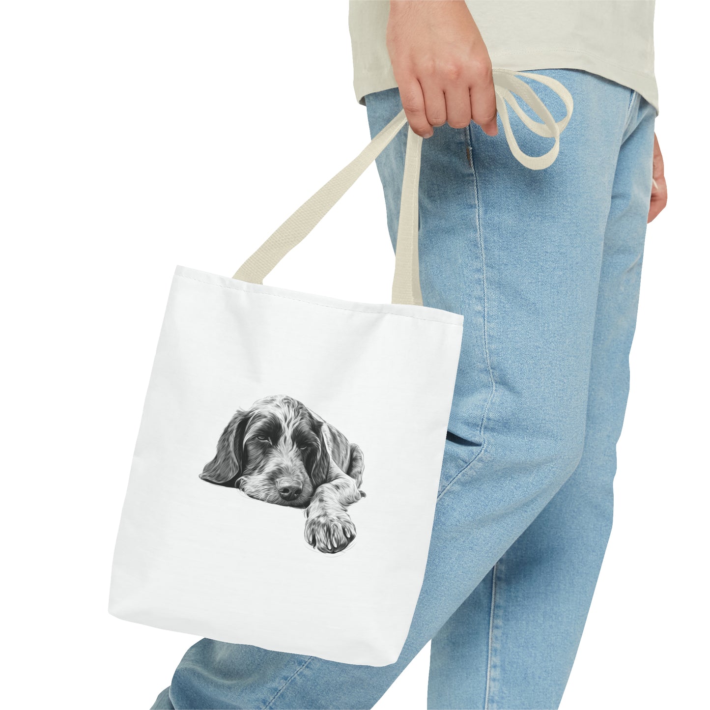 GERMAN WIREHAIRED POINTER Lover Tote Bag (Front & Back Prints)