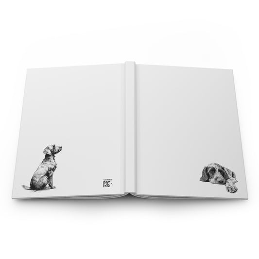 GERMAN WIREHAIRED POINTER Lover Hardcover Notebook (150 lined pages)