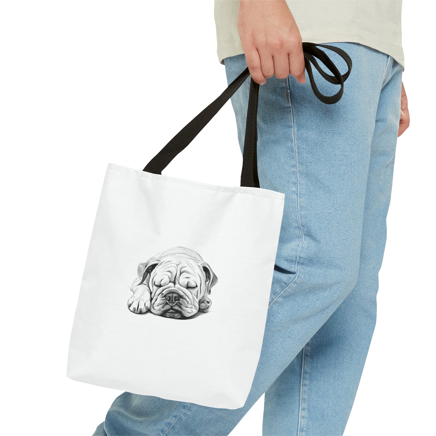 BULLDOG Lover Everday Tote (Front & Back Prints)