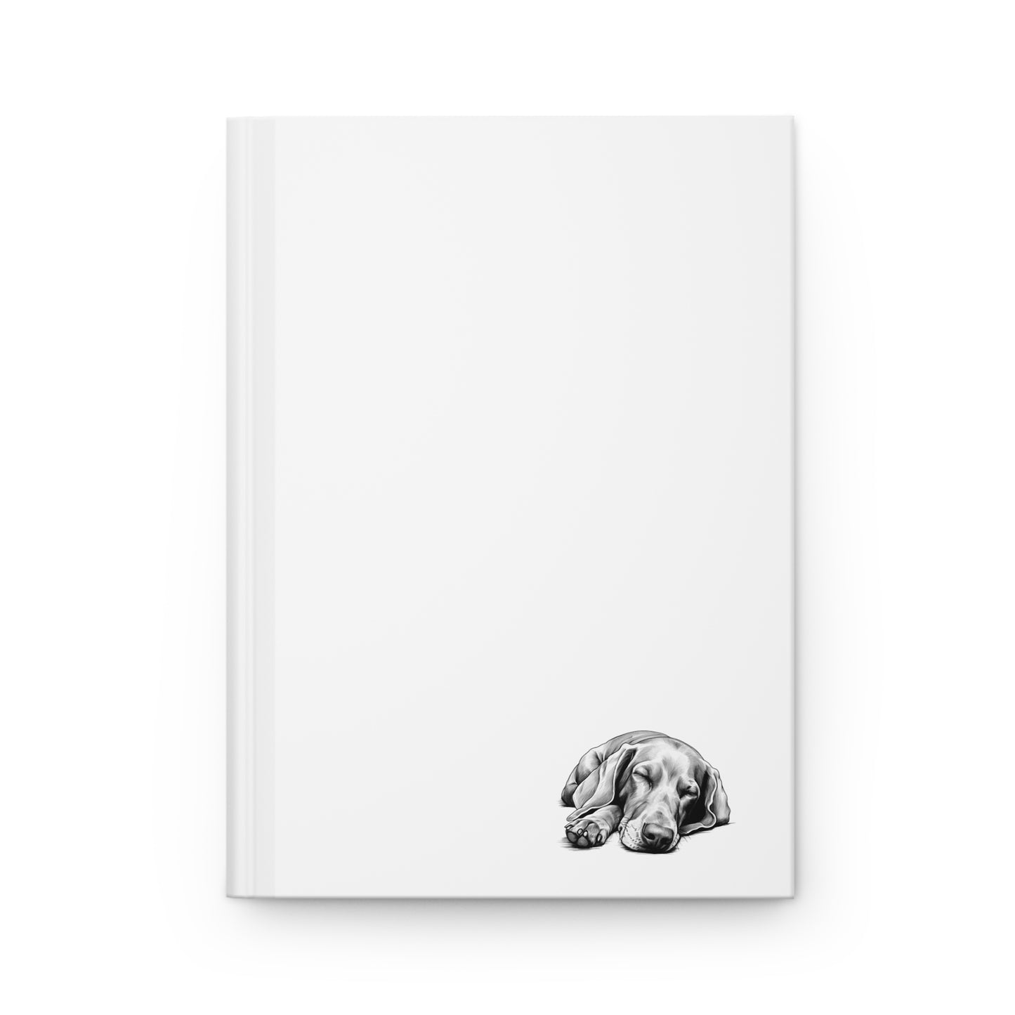 WEIMARANER Lover Hardcover Notebook (5.75"x8" lined)