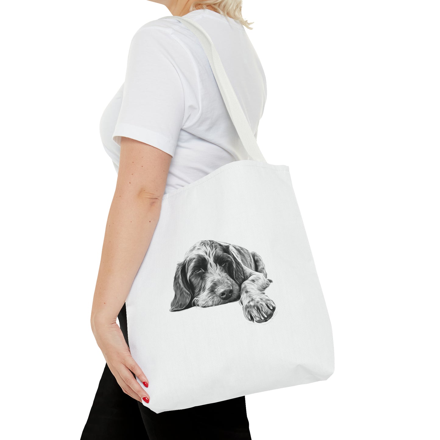 GERMAN WIREHAIRED POINTER Lover Tote Bag (Front & Back Prints)