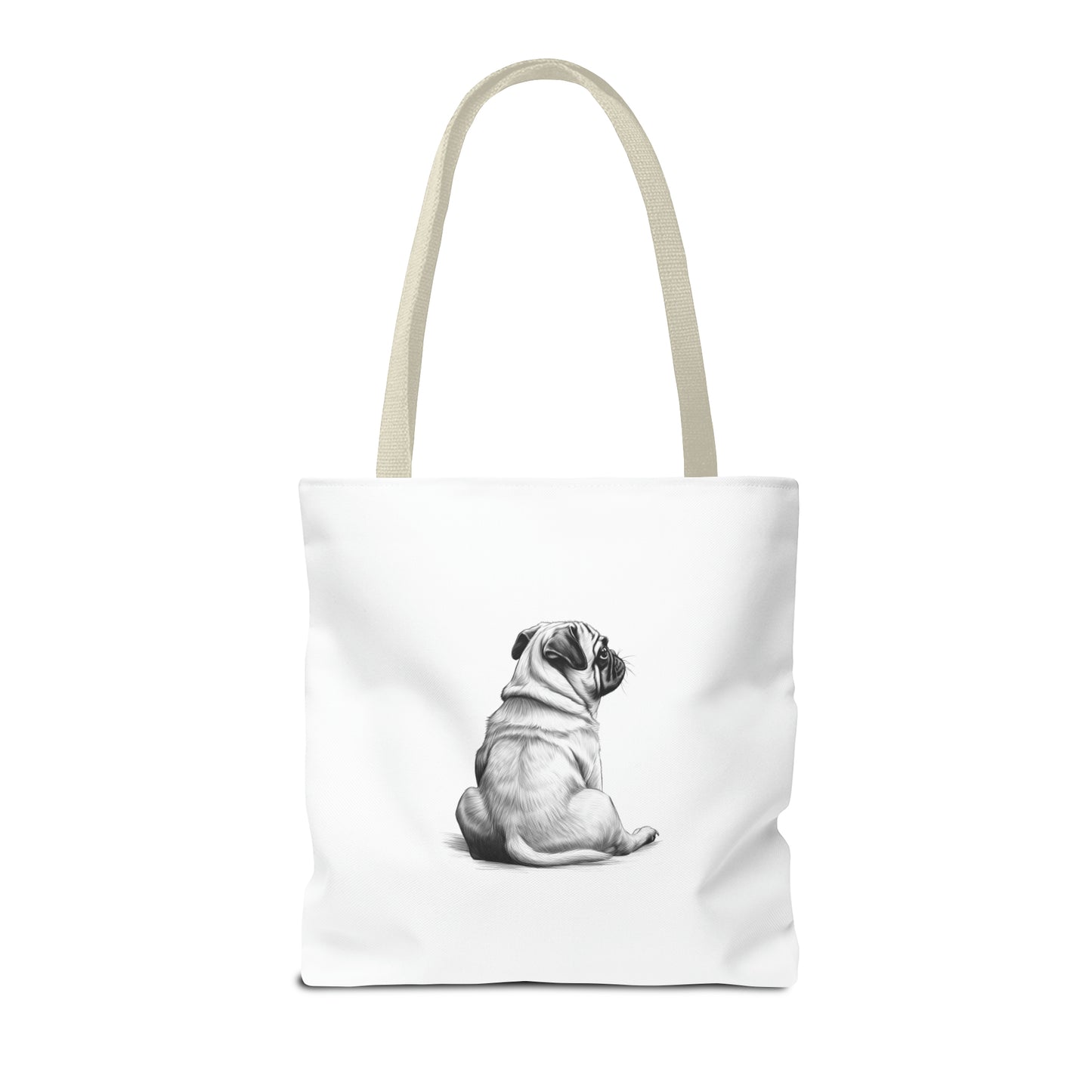 PUG Lover Everday Tote (Front & Back Prints)