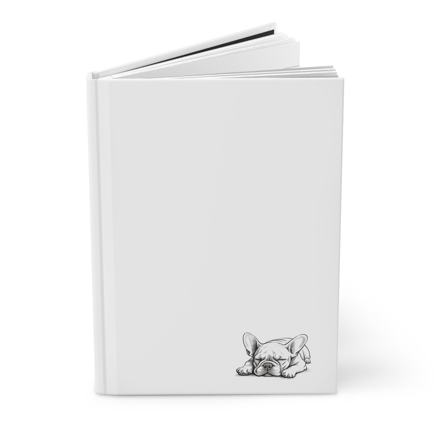 FRENCH BULLDOG Lover Hardcover Notebook (5.75"x8" lined)