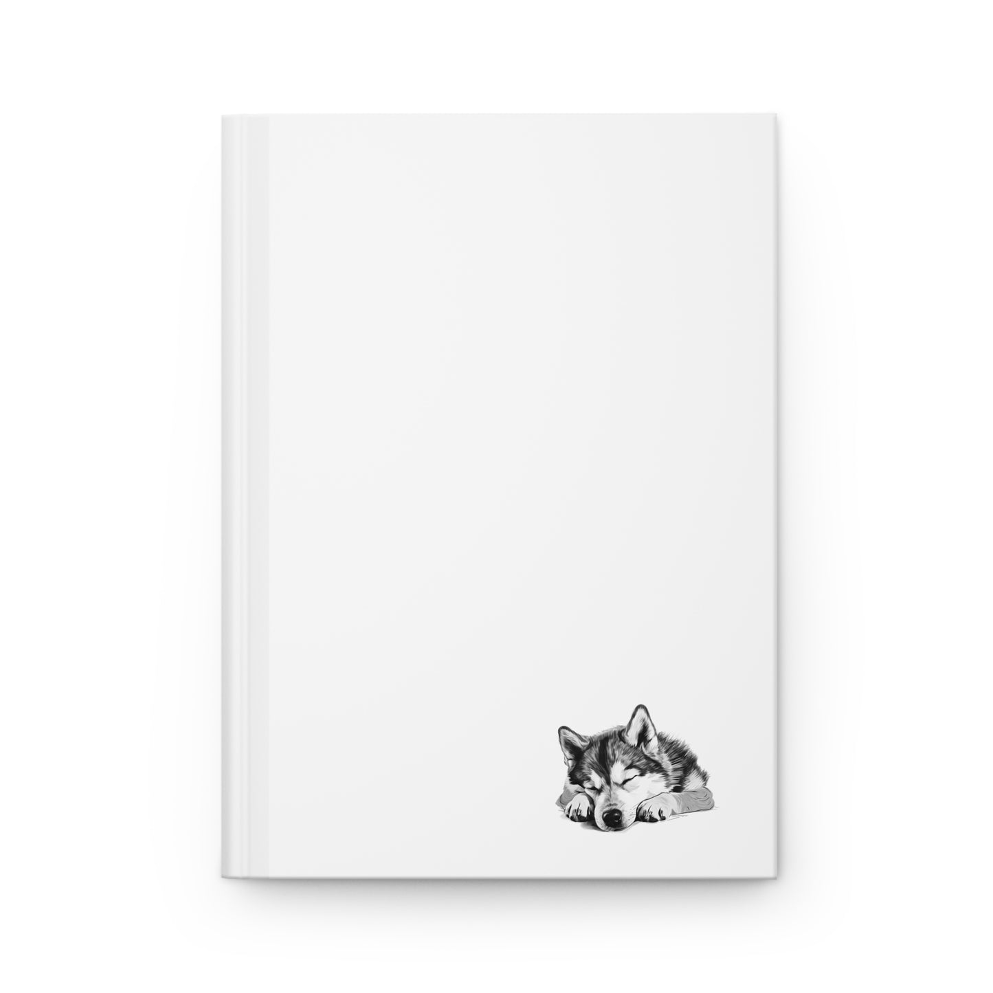 HUSKY Lover Hardcover Notebook (5.75"x8" lined)