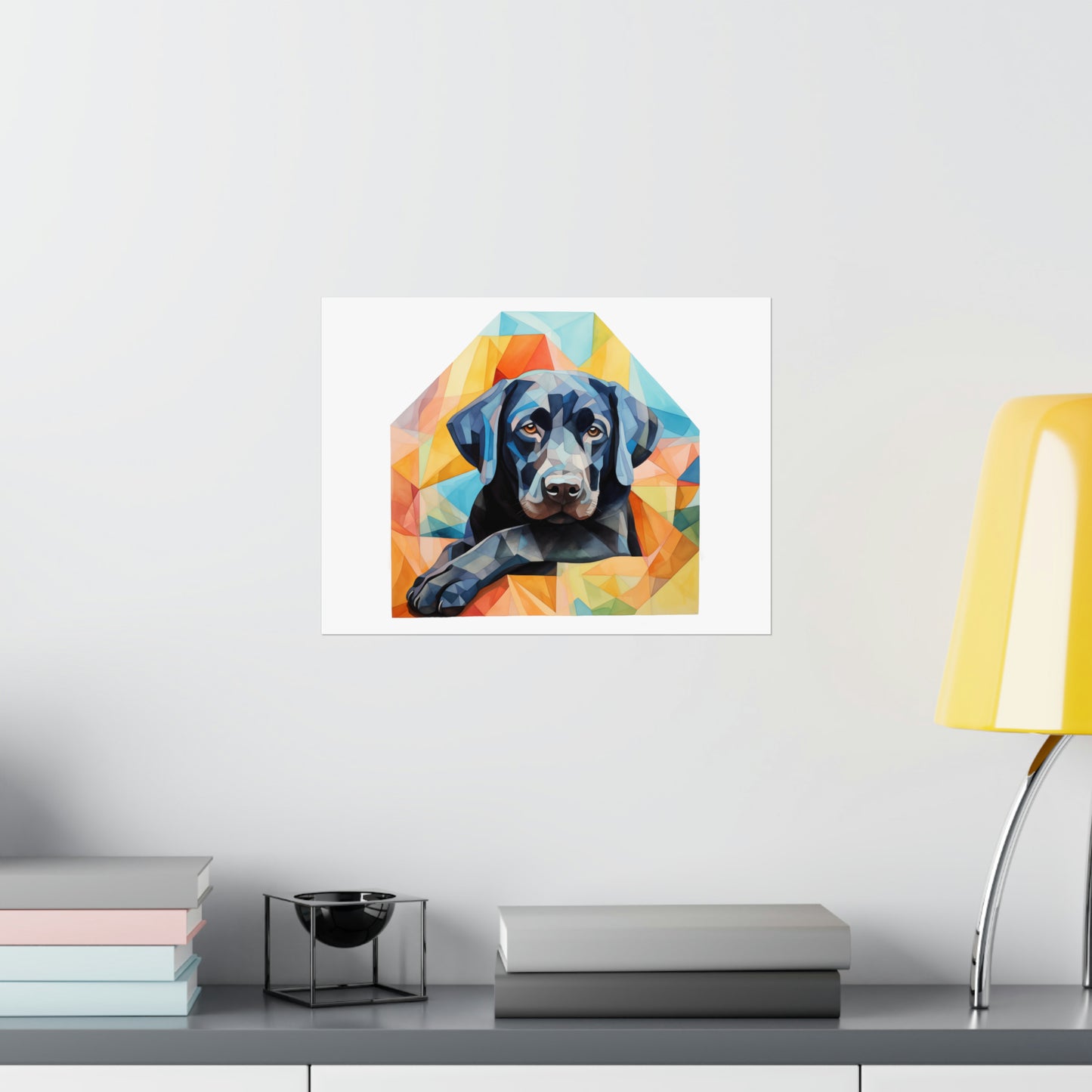 Black Lab Print - Modern Watercolor - Dog Portrait / Poster / Wall Art - Ready to Hang, Versatile and Vibrant on Fine Art Paper