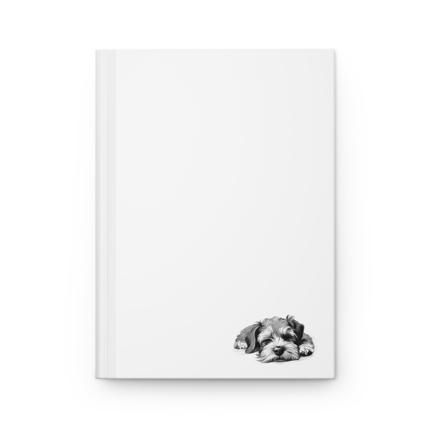 SCHNAUZER Lover Hardcover Notebook (150 lined pages)