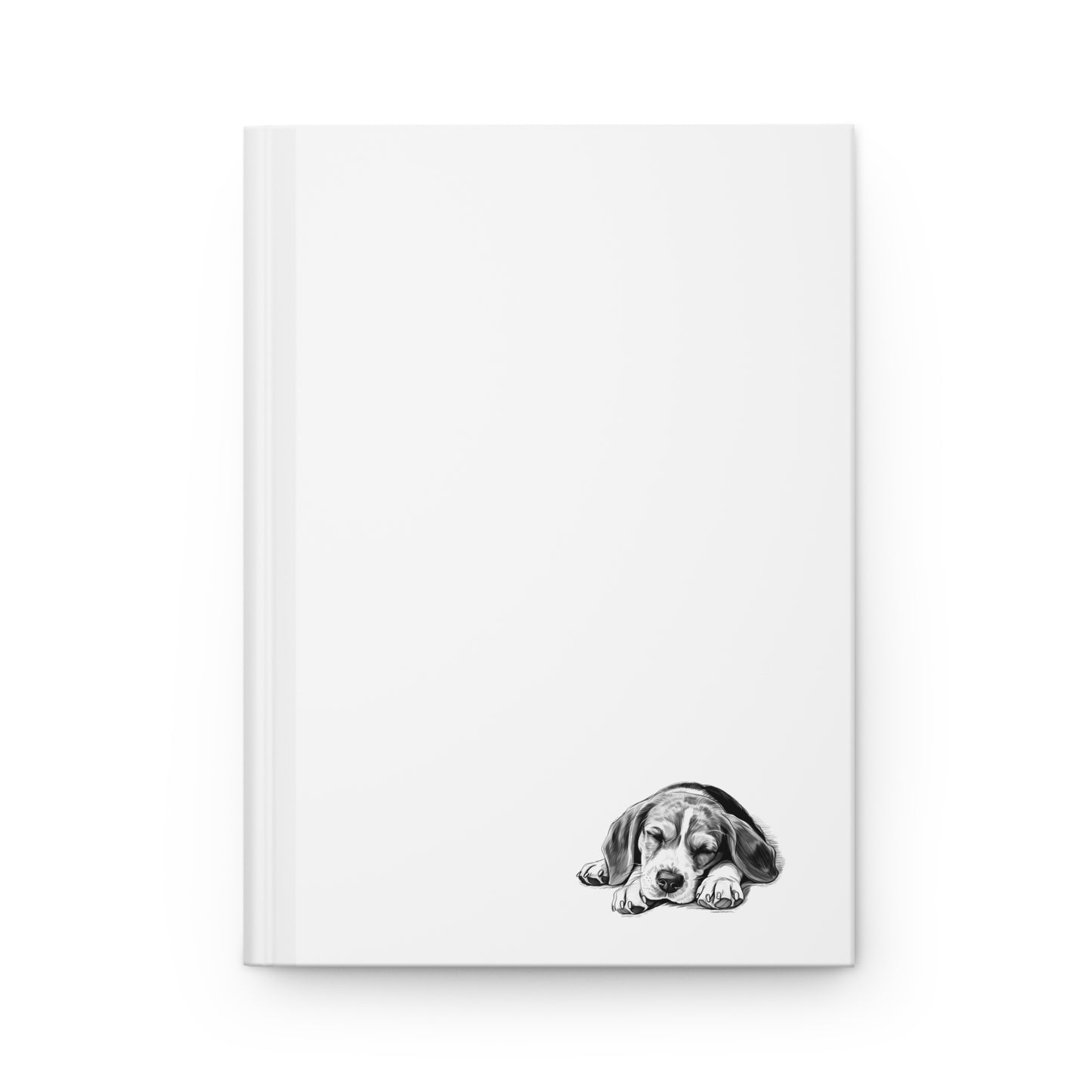 BEAGLE Lover Hardcover Notebook (5.75"x8" lined)