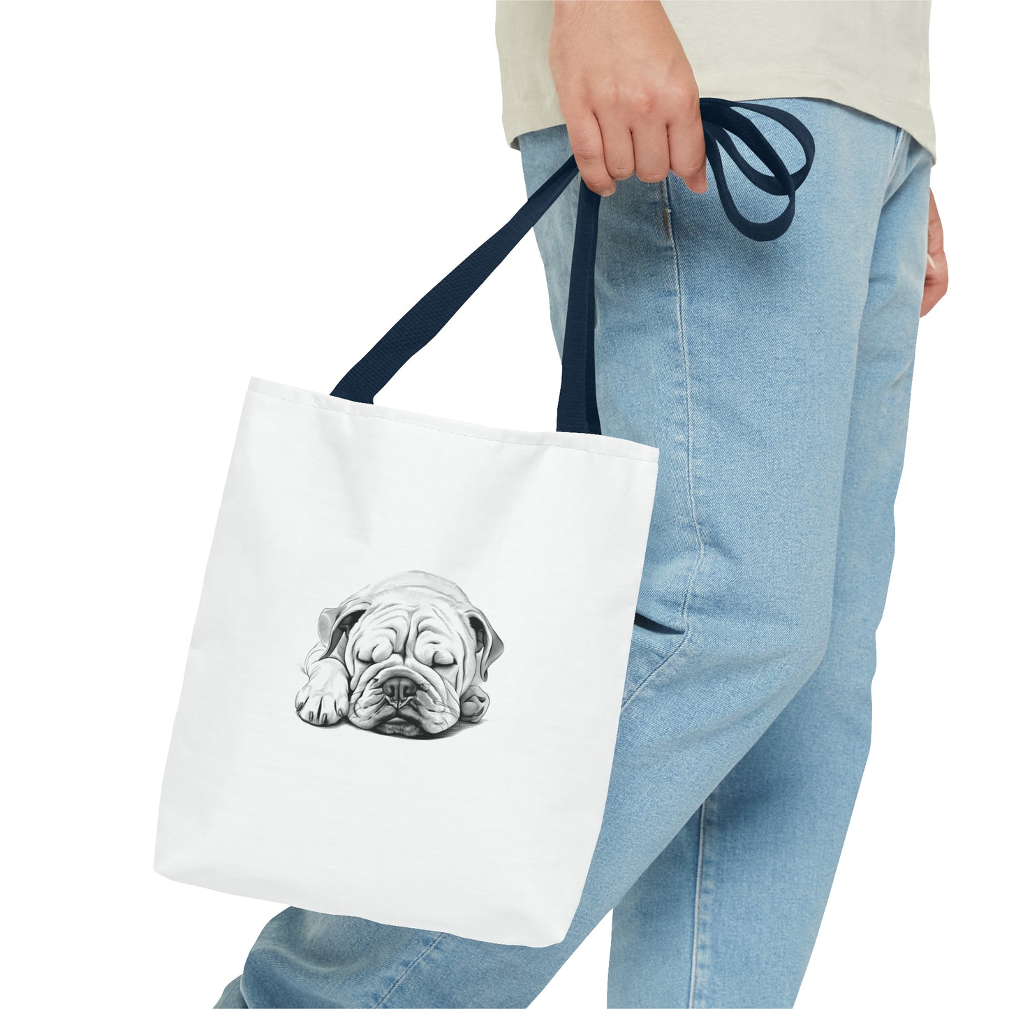 BULLDOG Lover Everday Tote (Front & Back Prints)