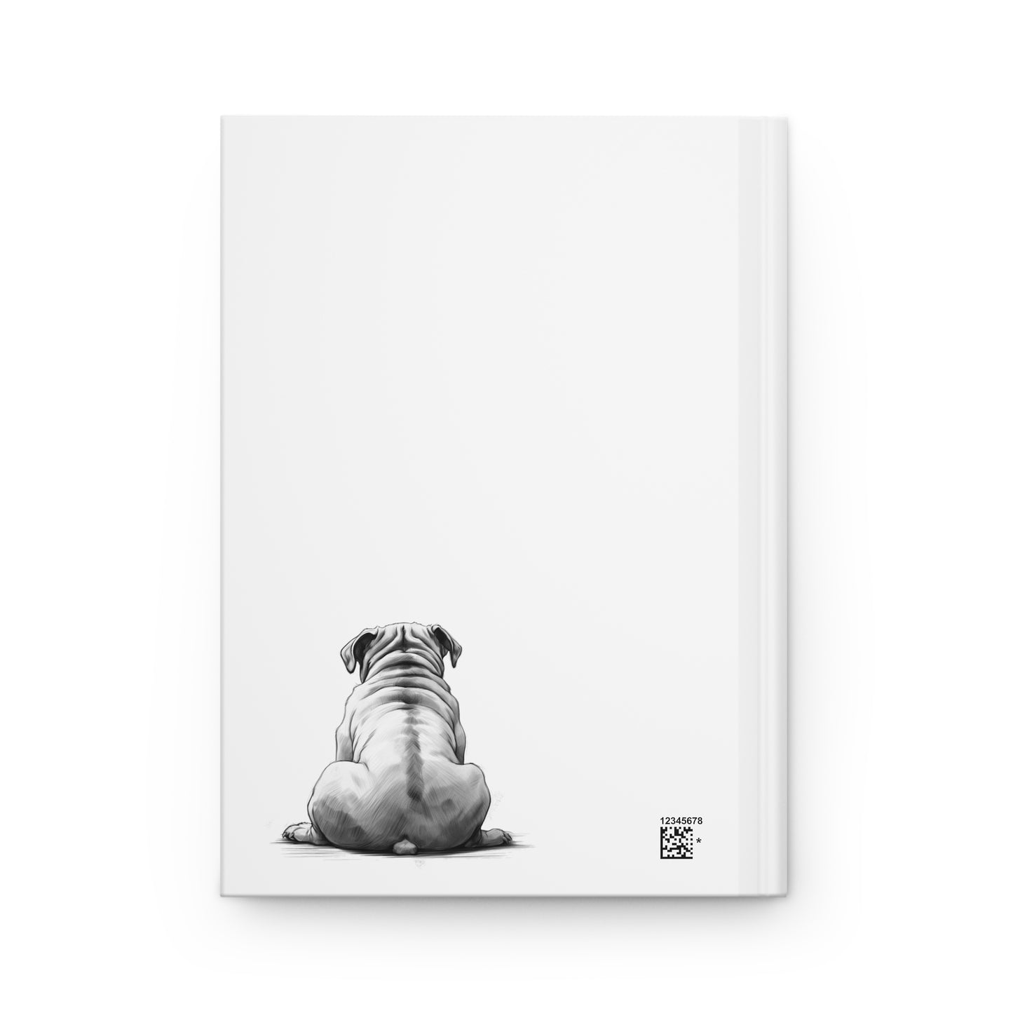 BULLDOG Lover Hardcover Notebook (5.75"x8" lined)