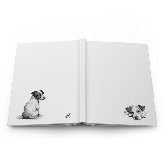 JACK RUSSELL TERRIER Lover Hardcover Notebook (5.75"x8" lined)