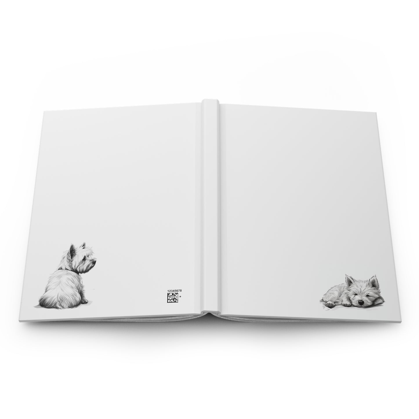 Westie Lover Hardcover Notebook (150 lined pages)