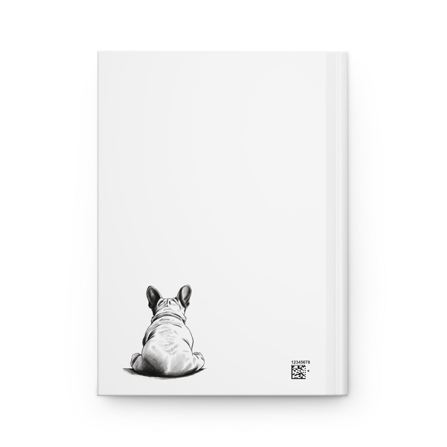 FRENCH BULLDOG Lover Hardcover Notebook (5.75"x8" lined)