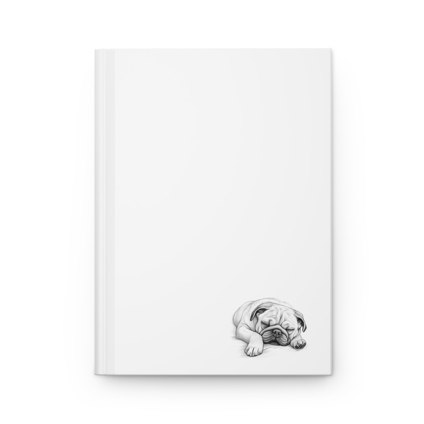 PUG Lover Hardcover Notebook (5.75"x8" lined)