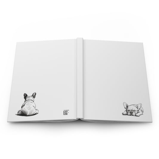 FRENCH BULLDOG Lover Hardcover Notebook (5.75"x8" lined)