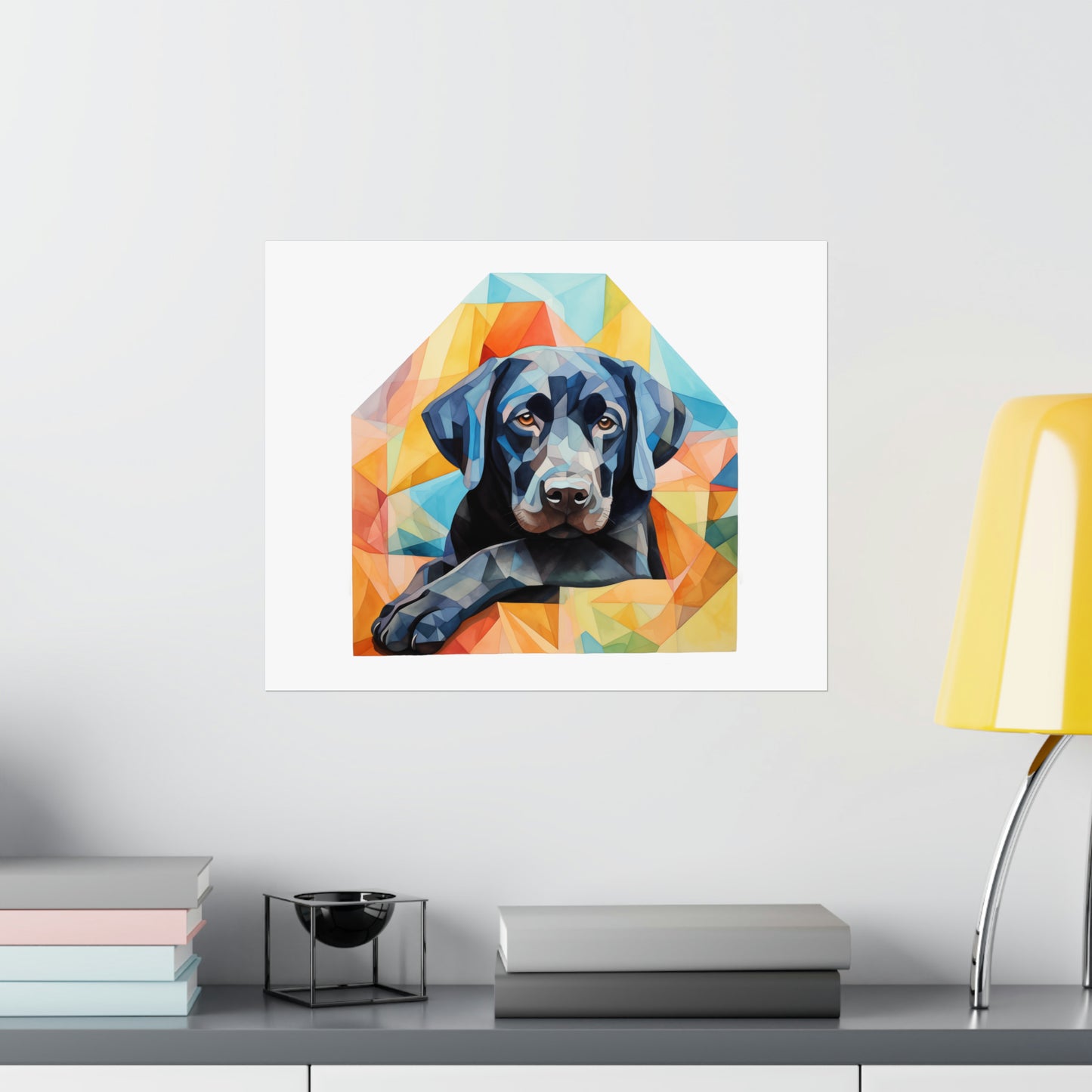 Black Lab Print - Modern Watercolor - Dog Portrait / Poster / Wall Art - Ready to Hang, Versatile and Vibrant on Fine Art Paper