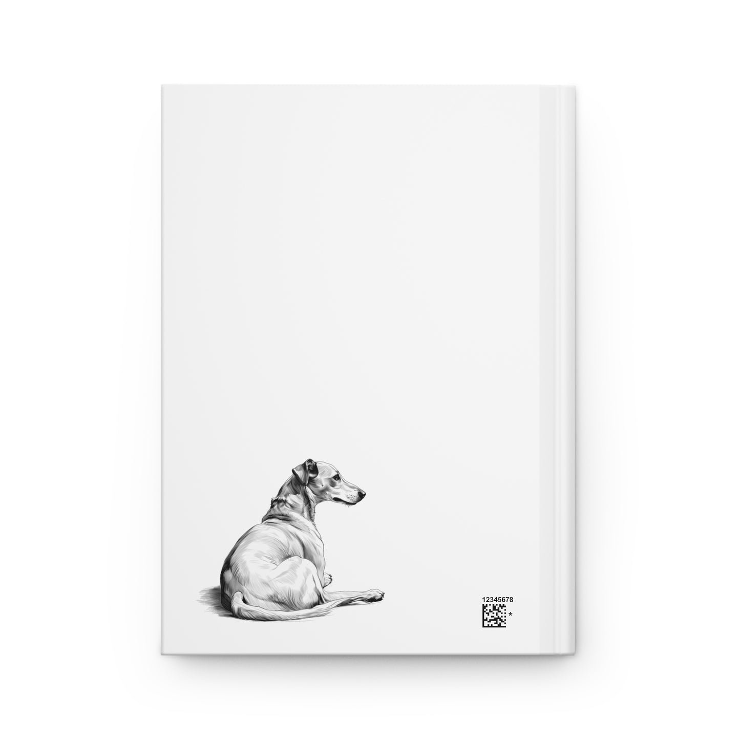 GREYHOUND Lover Hardcover Notebook (5.75"x8" lined)