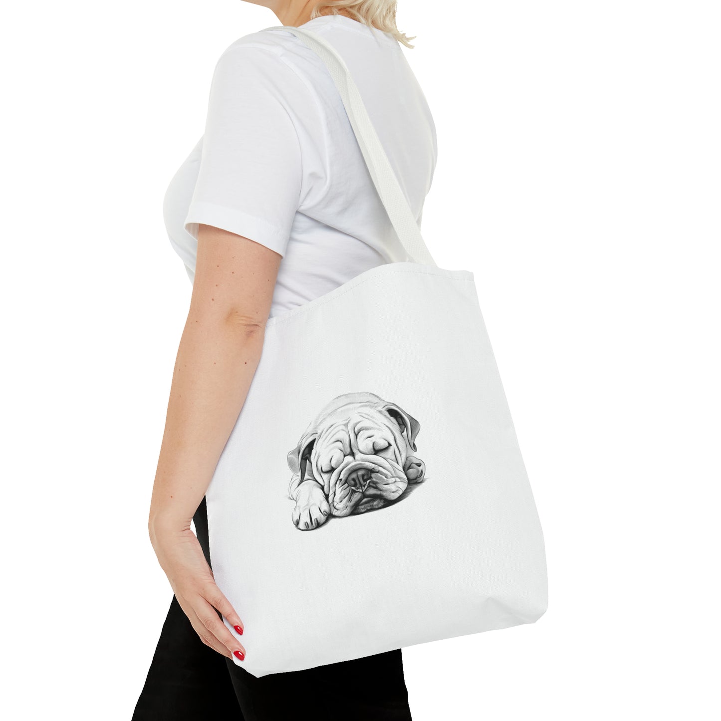 BULLDOG Lover Everday Tote (Front & Back Prints)