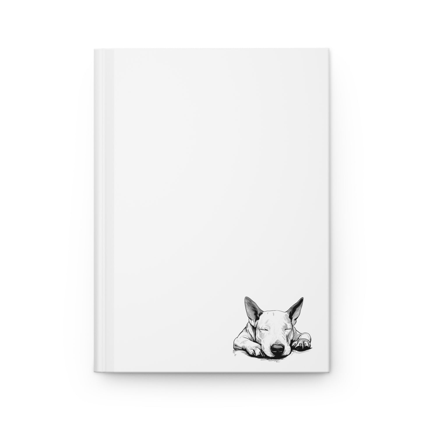 BULL TERRIER Lover Hardcover Notebook (150 lined pages)