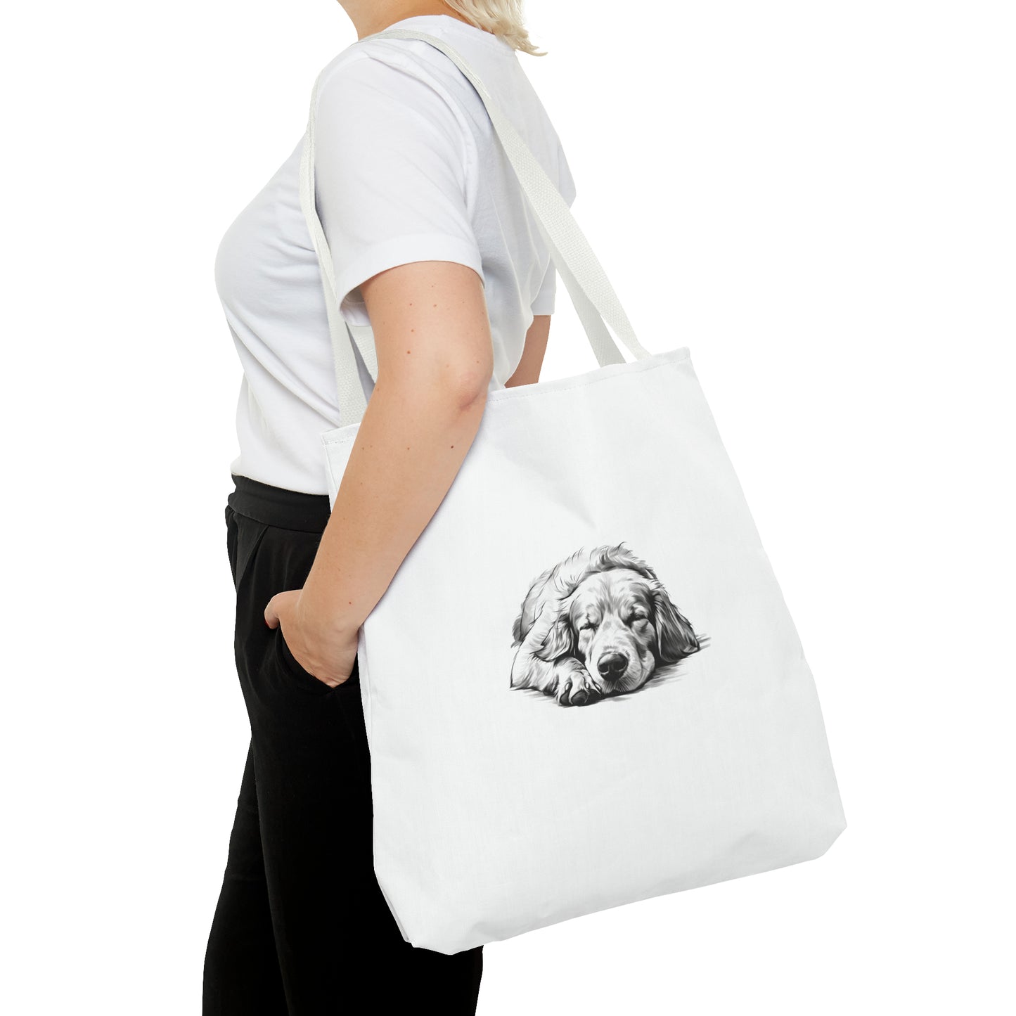 GOLDEN RETRIEVER Lover Everday Tote (Front & Back Prints)