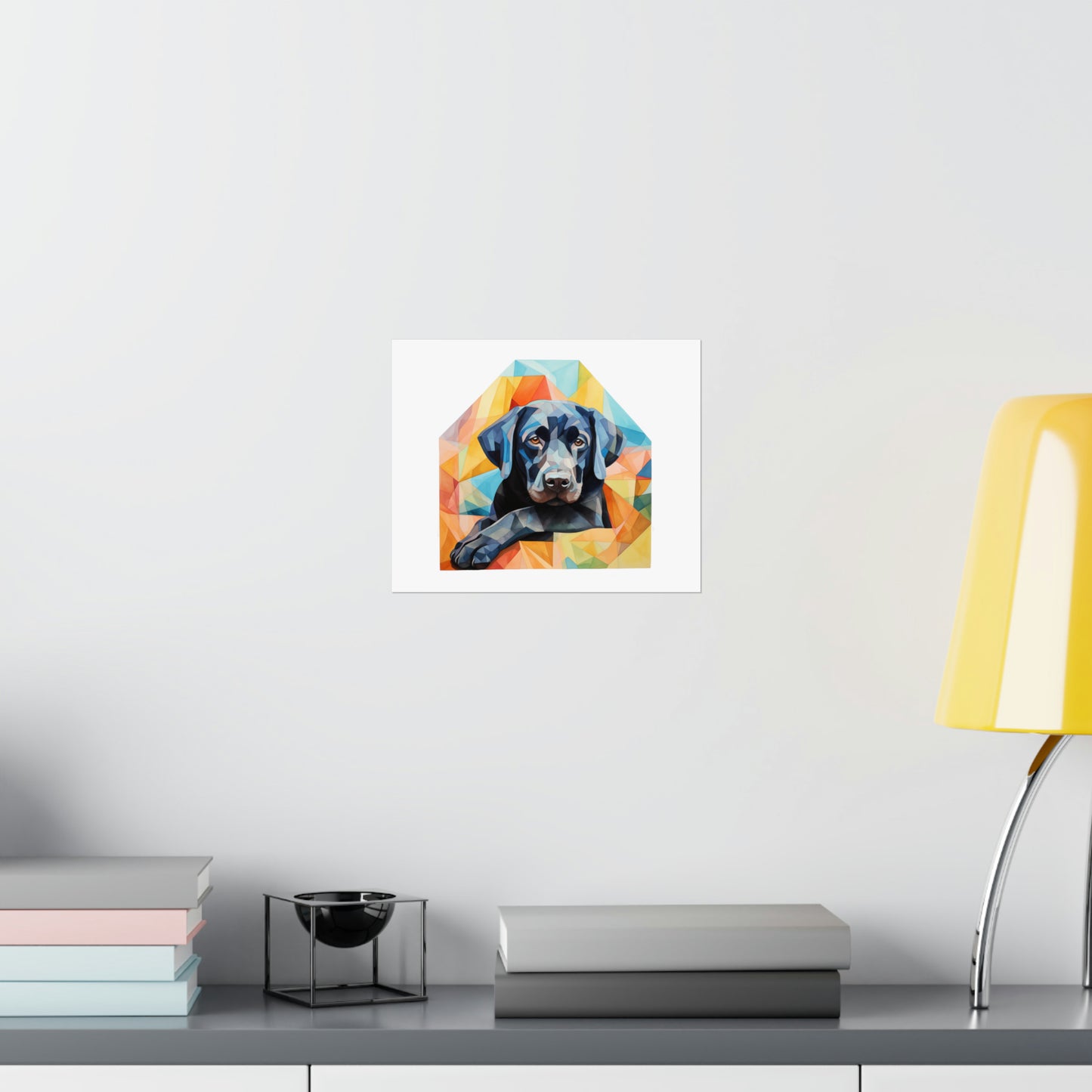 Black Lab Print - Modern Watercolor - Dog Portrait / Poster / Wall Art - Ready to Hang, Versatile and Vibrant on Fine Art Paper