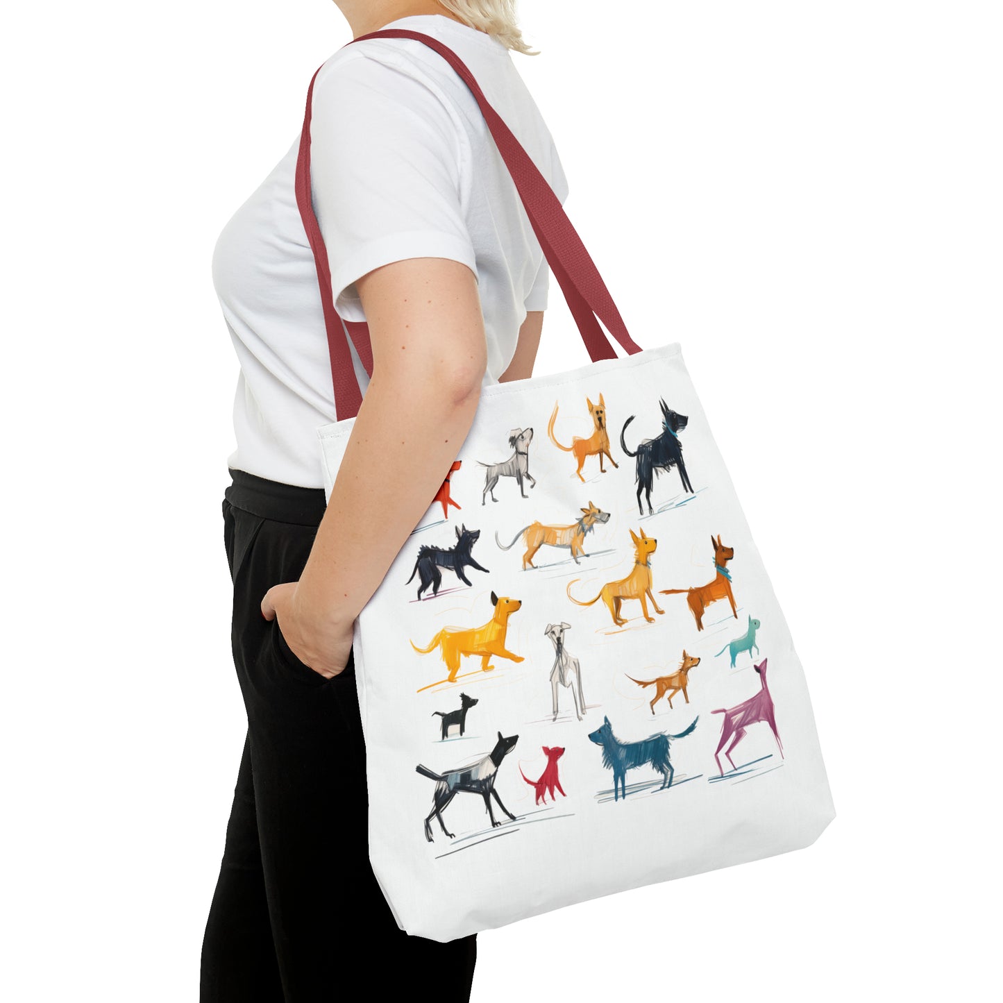 "Dog Park Sketchbook" Tote Bag