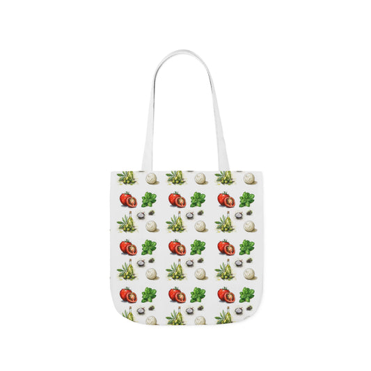 Cute Caprece Salad Canvas Tote Bag - Everyday Use - Perfect for Foodies, Cooks, Friends