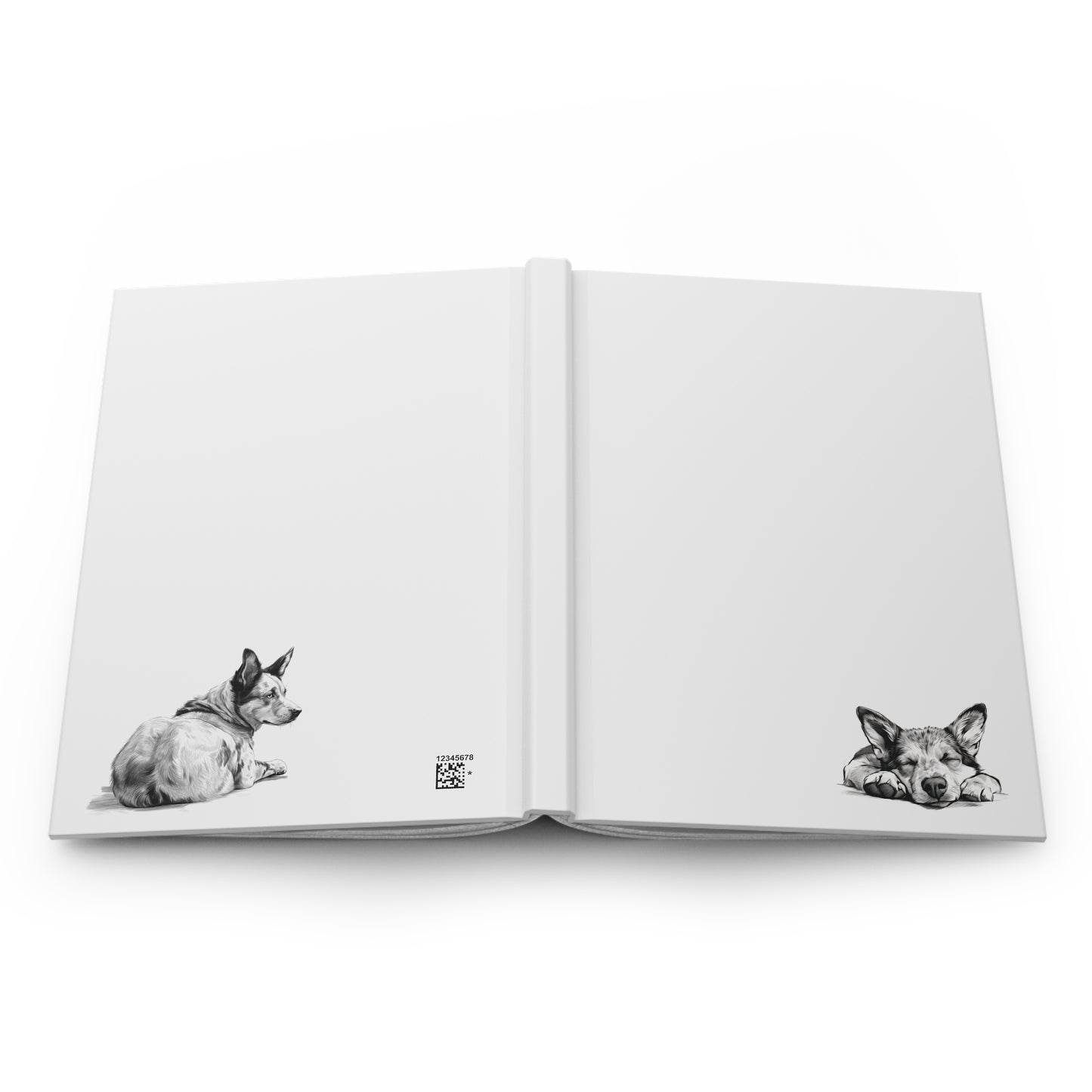 CATTLE DOG Lover Hardcover Notebook (150 lined pages)