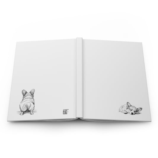 CORGI Lover Hardcover Notebook (5.75"x8" lined)