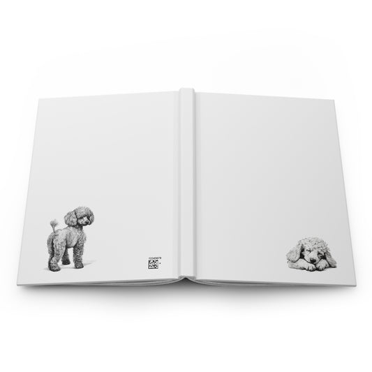 POODLE Lover Hardcover Notebook (5.75"x8" lined)