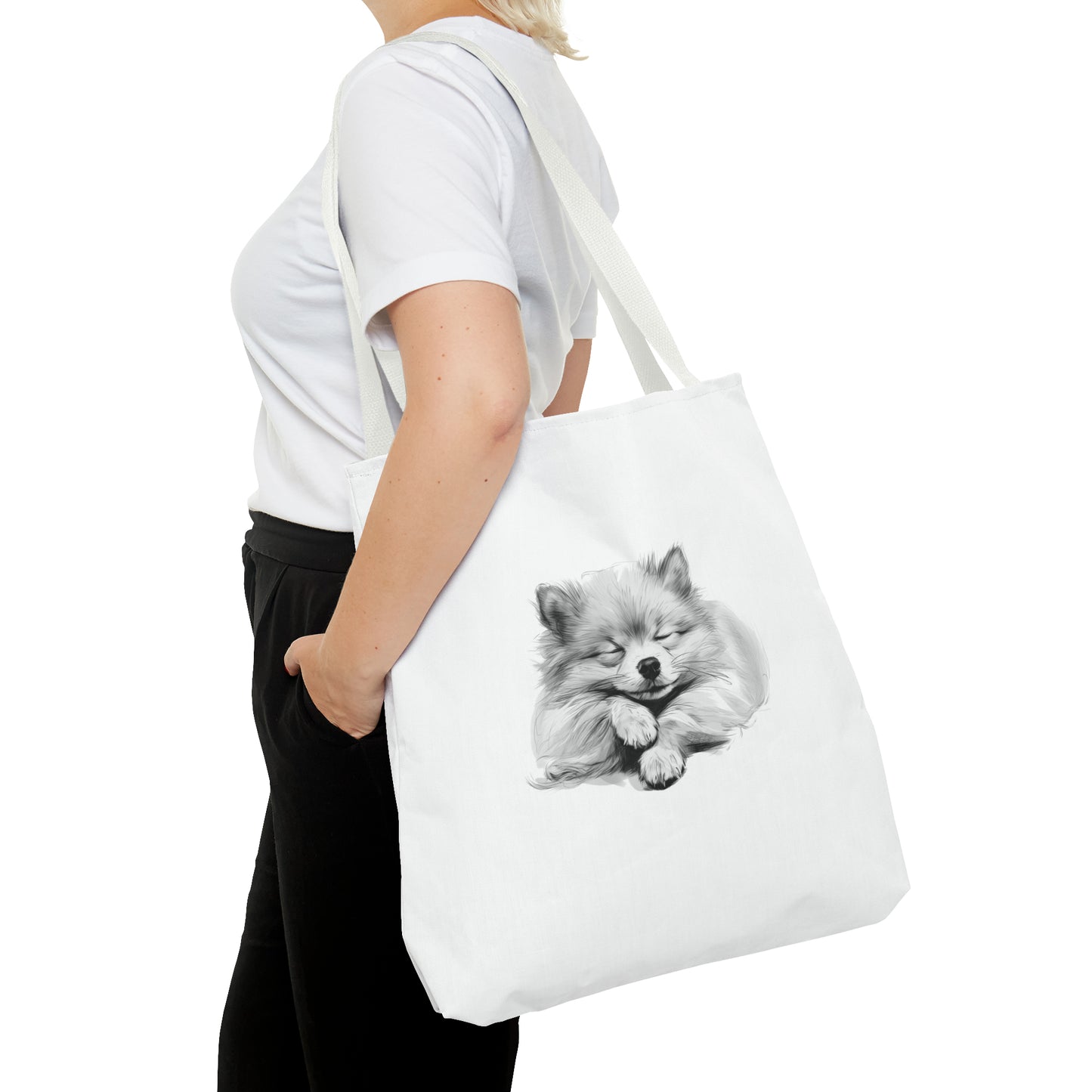 POMERANIEAN Lover Tote Bag (Front & Back Prints)