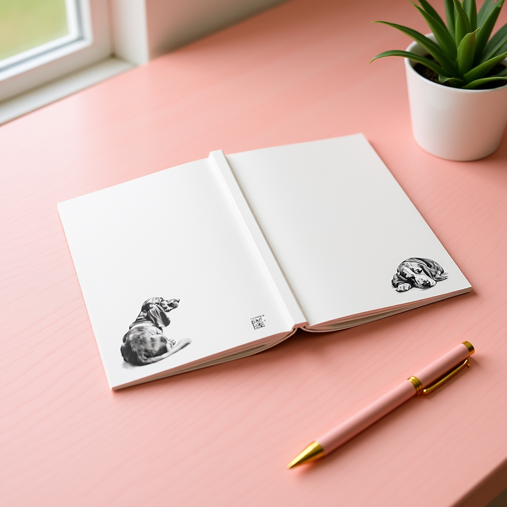 Dog Notebook – Hardcover Journal for Dog Lovers – 35+ Breeds Available – Pet Gift – Dog Mom Gift – Unique & Personal